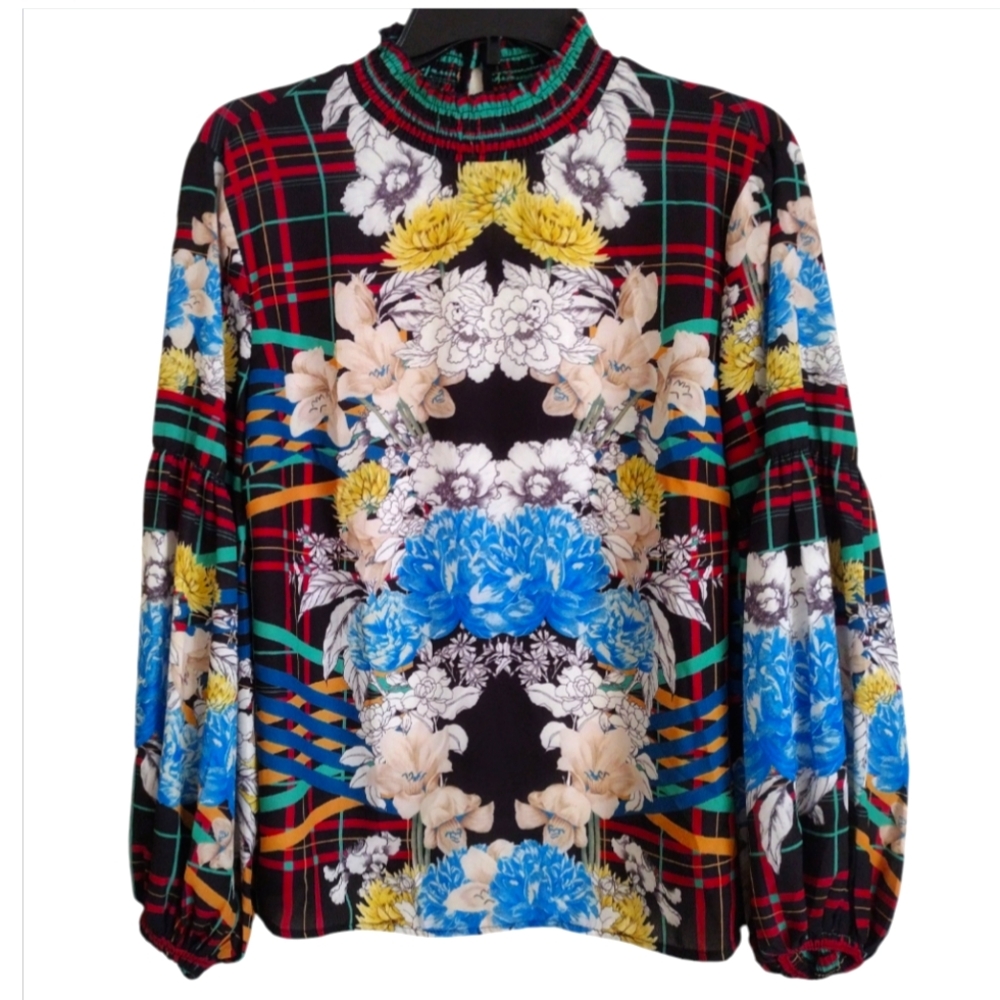 Jealous Tomato Multicolor Multi Pattern Floral To… - image 1